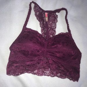 Purple bralette